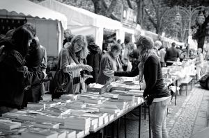 Second-hand bookmarket on Koenigsallee